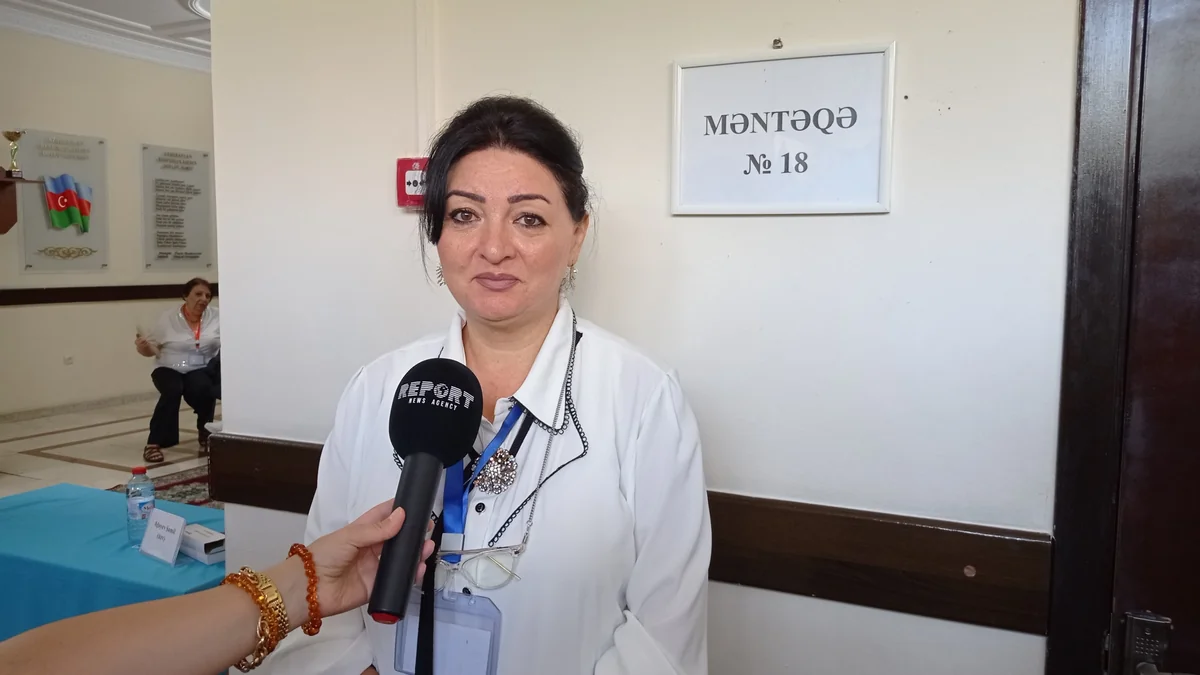 Məntəqə sədri: Seçicilər arasında yüksək fəallıq müşahidə olunur