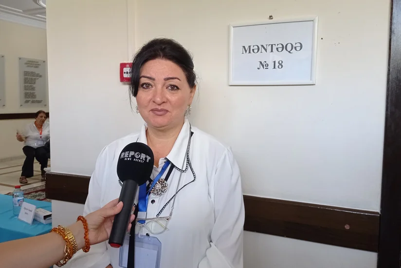 Məntəqə sədri: Seçicilər arasında yüksək fəallıq müşahidə olunur
