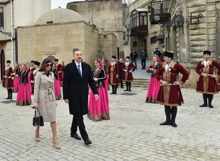 Prezident İlham Əliyev Novruz bayramı münasibətilə ümumxalq şənliyində iştirak edib