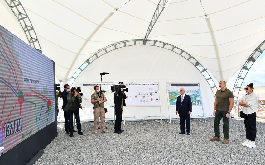 Prezident İlham Əliyev və birinci xanım Mehriban Əliyeva Füzuli və Cəbrayıla səfər ediblər 
