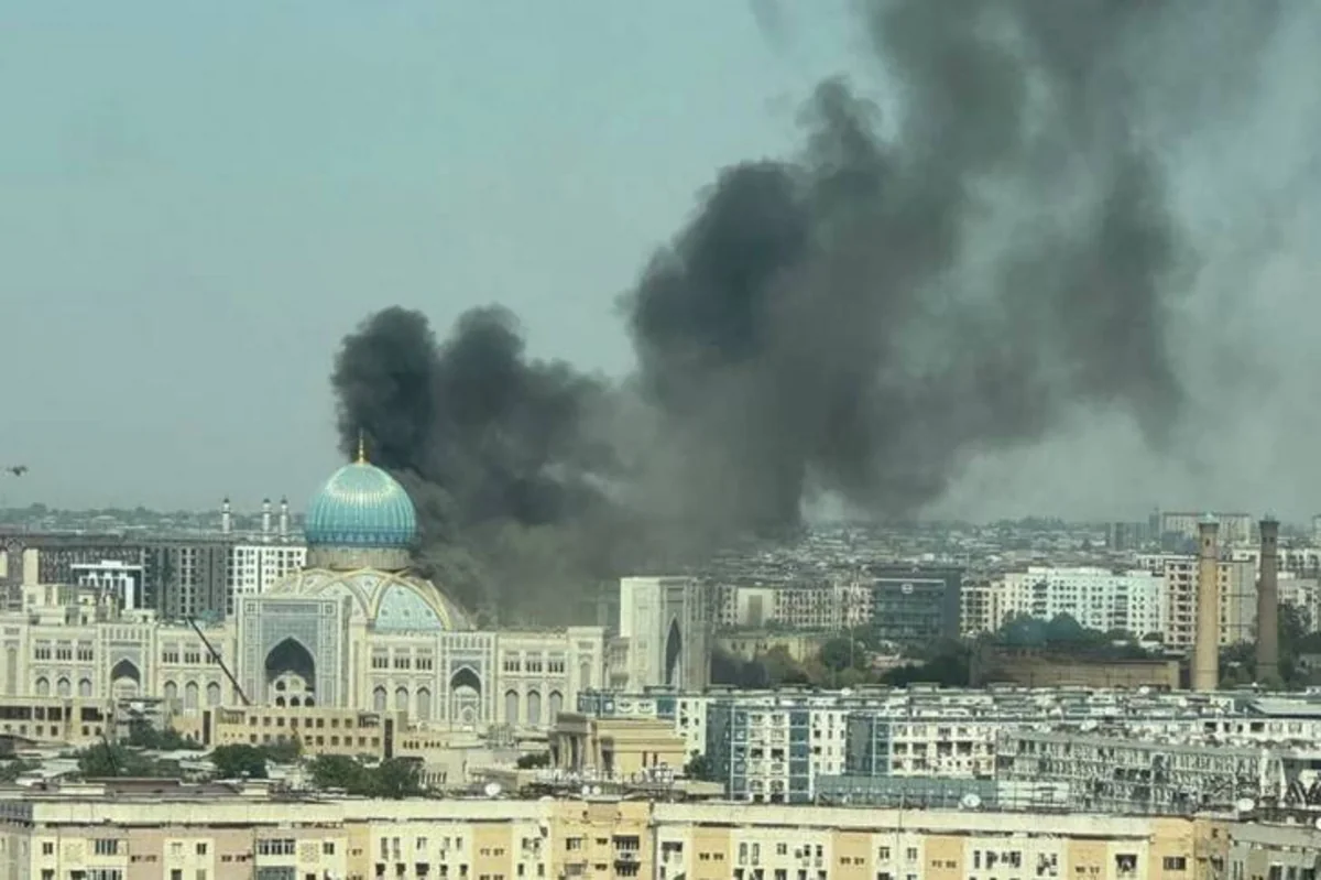Пожар в Центре исламской цивилизации в Ташкенте ликвидирован