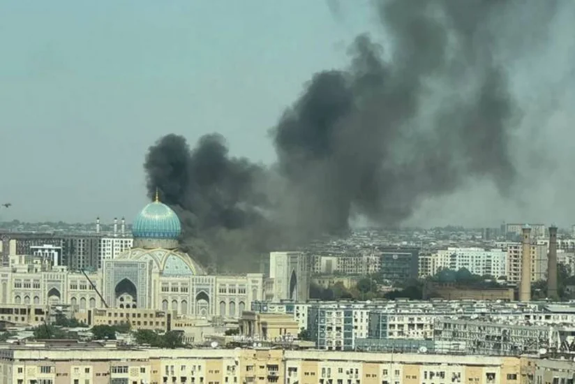 Пожар в Центре исламской цивилизации в Ташкенте ликвидирован