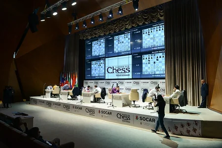 Shamkir Chess 2019: Azərbaycan şahmatçıları növbəti turda heç-heçə ediblər - YENİLƏNİB - FOTO