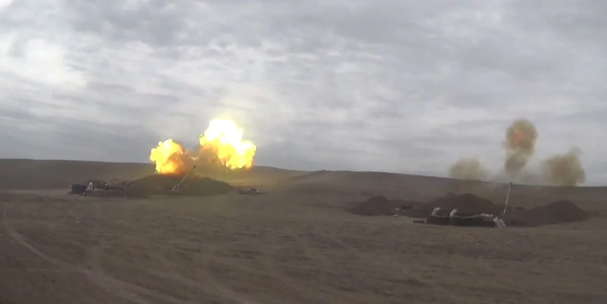 Artillery units inflict crushing blow on the enemy