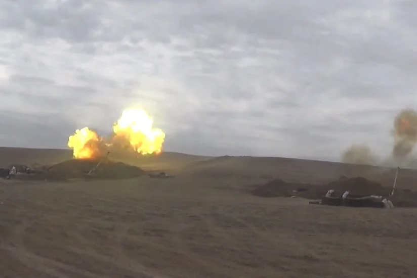 Artillery units inflict crushing blow on the enemy
