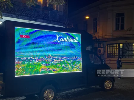 Azərbaycan səfirliyi Tbilisidə Zəfər Günü münasibətilə məlumatlandırma aksiyası keçirib - YENİLƏNİB
