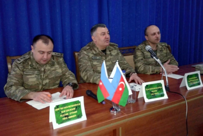 Silahlı Qüvvələrin Tibb Xidmətinin və Səhiyyə Nazirliyinin birgə regional təlim toplanışı keçirilib