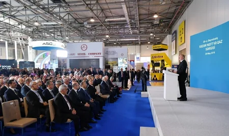 Prezident İlham Əliyev XXVI Beynəlxalq “Xəzər Neft və Qaz-2019” sərgi və konfransının açılışında iştirak edib - YENİLƏNİB