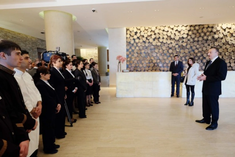 ​Azərbaycan Prezidenti İlham Əliyev “Şahdağ” qış-yay turizm kompleksində olub