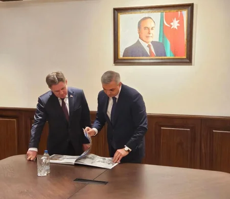 Samir Nuriyev Belarusun Baş nazirinin müavini ilə görüşüb