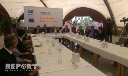 Lənkəranda Avropa İttifaqı ölkələrinin nümayəndə heyətlərinin iştirakı ilə keçirilən “Avropa günü” başa çatıb - FOTO