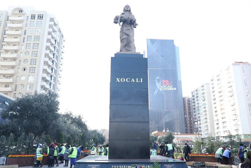 Xocalı parkında işlər yekunlaşır