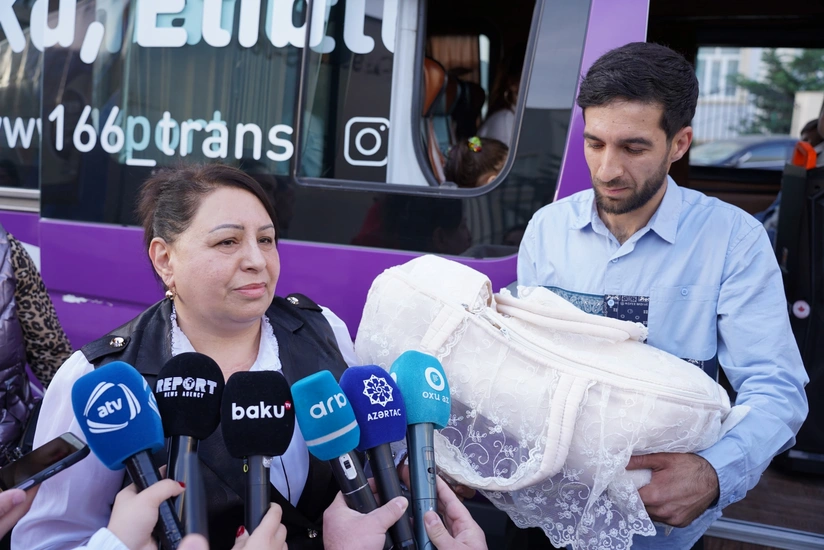 Жительница Физули: Нашей радости нет предела