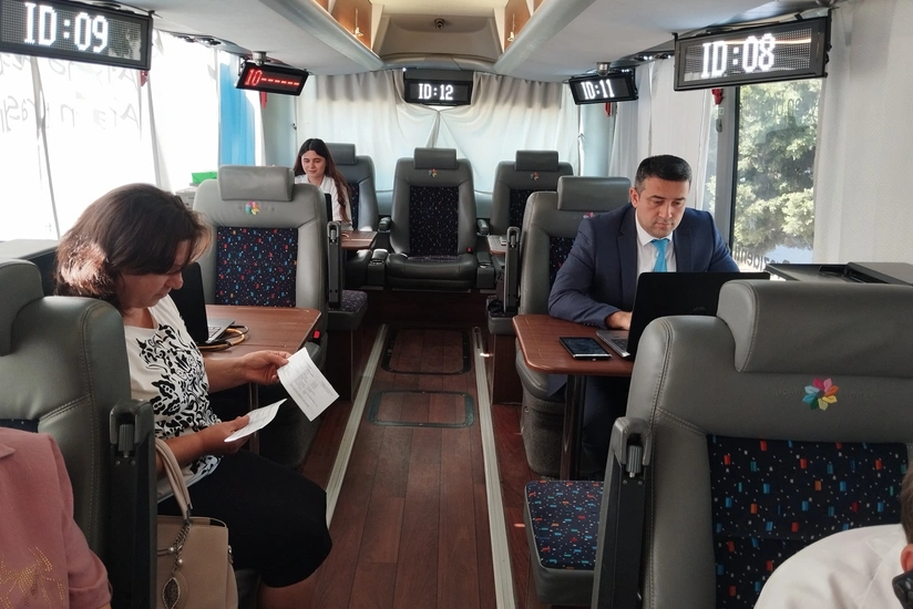 Səyyar ASAN xidmət Xaçmazda fəaliyyətini davam etdirir