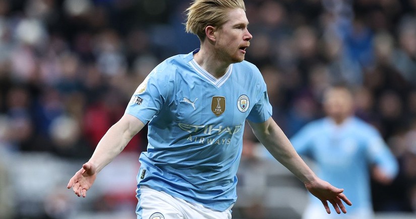 Kevin De Bruyne Mançester Sitinin heyətində yeni uğura imza atıb