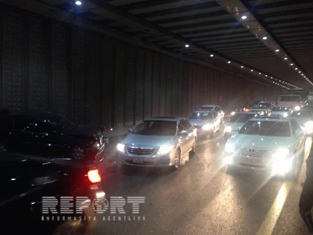 Bakıda 12 avtomobil toqquşub - FOTO