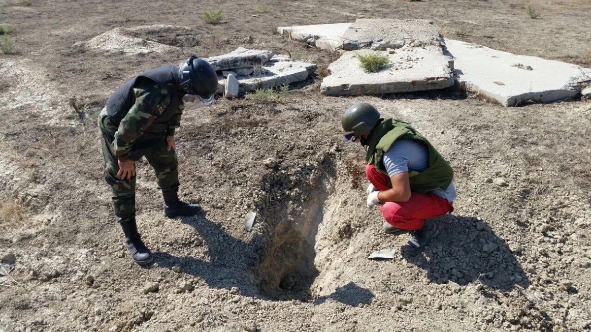 Xızıda 20 ədəd partlamamış hərbi sursat aşkarlanıb