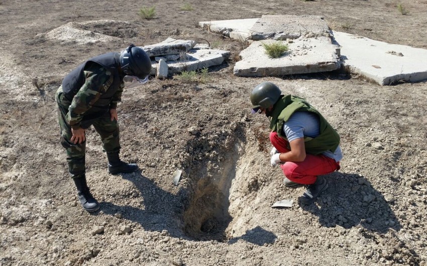 Xızıda 20 ədəd partlamamış hərbi sursat aşkarlanıb