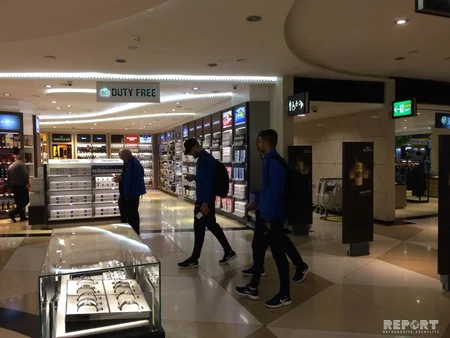 Azerbaijani national team leaves for Zagreb for match with Croatia - PHOTO