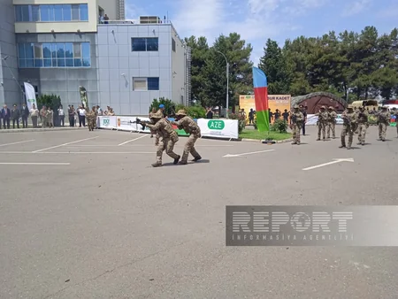 Mingəçevirdə “Şahin” hərbi-idman oyunlarının final mərhələsinə start verilib