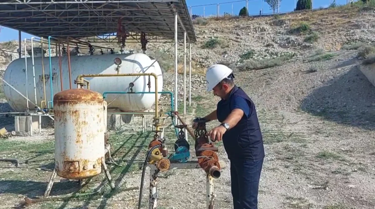 Şəmkirdə maye qazdoldurma məntəqəsinin istismarı dayandırılıb