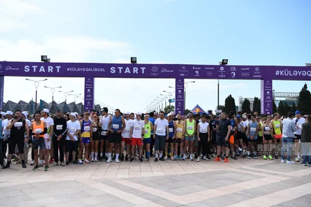 Heydər Əliyev Fondunun təşəbbüsü ilə keçirilən “Bakı Marafonu 2024” start götürüb