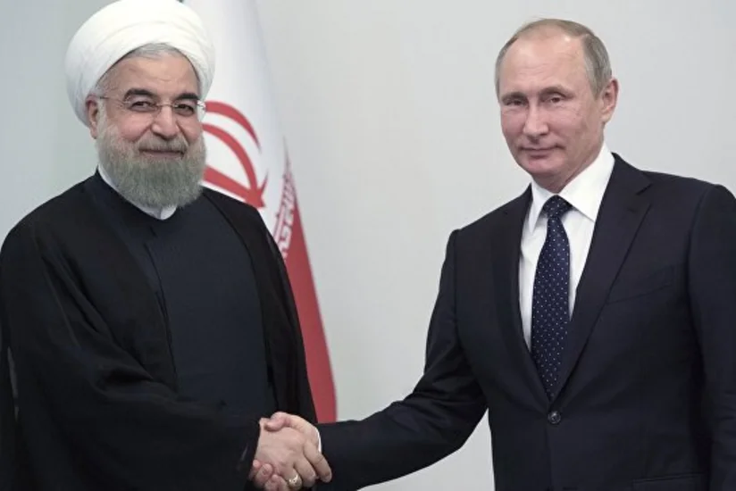 Russian and Iranian presidents discuss issues of cooperation in Baku
