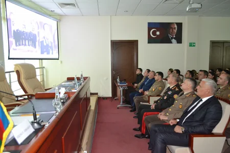 FHN-in Dövlət Yanğın Nəzarəti Xidmətində “Heydər Əliyev İli”nə həsr olunmuş tədbir keçirilib