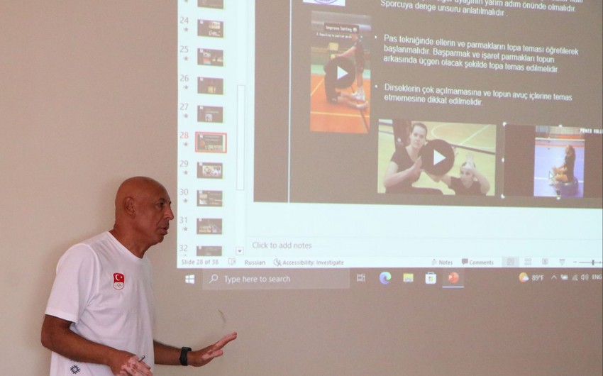 Voleybol məşqçiləri üçün seminara start verilib