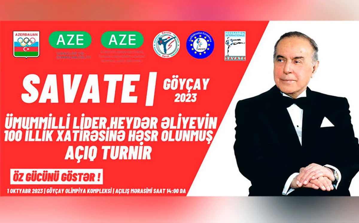 Göyçayda Ümummilli Lider Heydər Əliyevin 100 illiyinə həsr olunan açıq turnir keçiriləcək