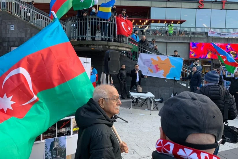 İsveç Krallığında erməni terroru əleyhinə aksiya keçirilib