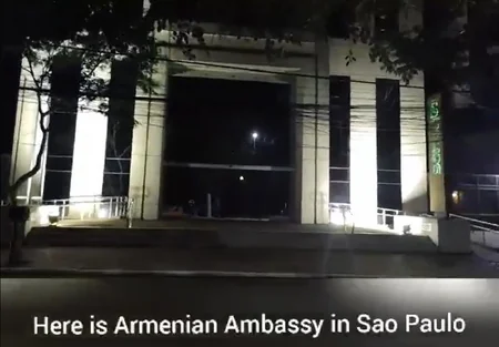 San Paolo şəhərində Ermənistana qarşı etiraz aksiyası keçirilib