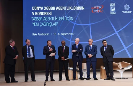 Dünya Xəbər Agentliklərinin V Konqresi işini başa çatdırıb