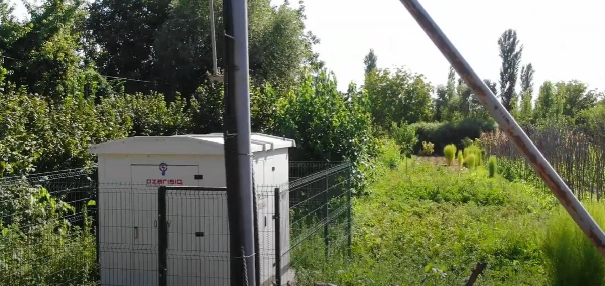 Şəkinin daha iki kəndinin elektrik şəbəkəsi yenidən qurulub