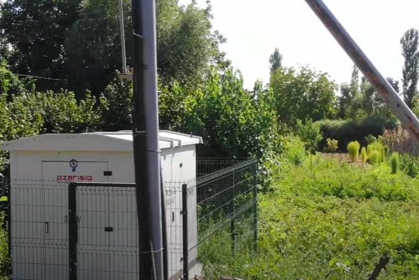 Şəkinin daha iki kəndinin elektrik şəbəkəsi yenidən qurulub
