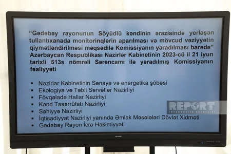 Söyüdlü kəndinin sakinləri tullantıxana sahəsində monitorinqin nəticələri barədə məlumatlandırılıb
