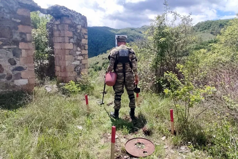 Müdafiə Nazirliyi azad edilmiş ərazilərdə aşkarladığı minaların sayını açıqlayıb