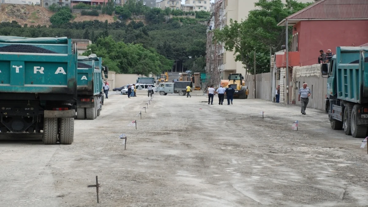 Bakıda daha iki küçənin təmiri başa çatır