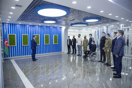 Yuxarı ətrafları amputasiya olunan qazilər son nəsil protezlərlə təmin olunub
