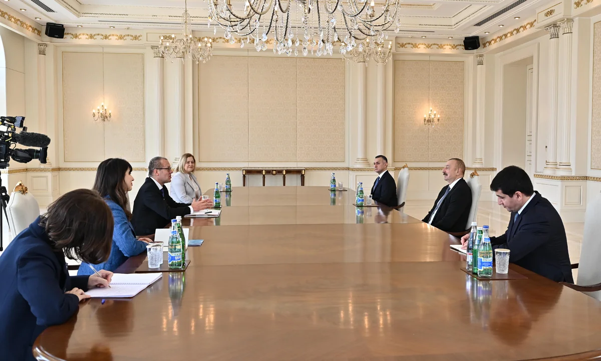 İlham Əliyev ÜST-nin Avropa üzrə regional direktorunu qəbul edib