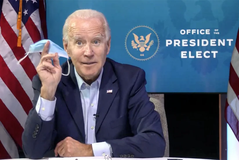 Байден будет требовать от американцев носить маски