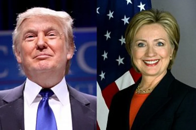Donald Tramp ilk dəfə reytinqdə Hillari Klintona çatıb