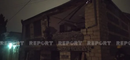 Gəncədə evdə partlayış olub, ana və oğlu xəsarət alıb