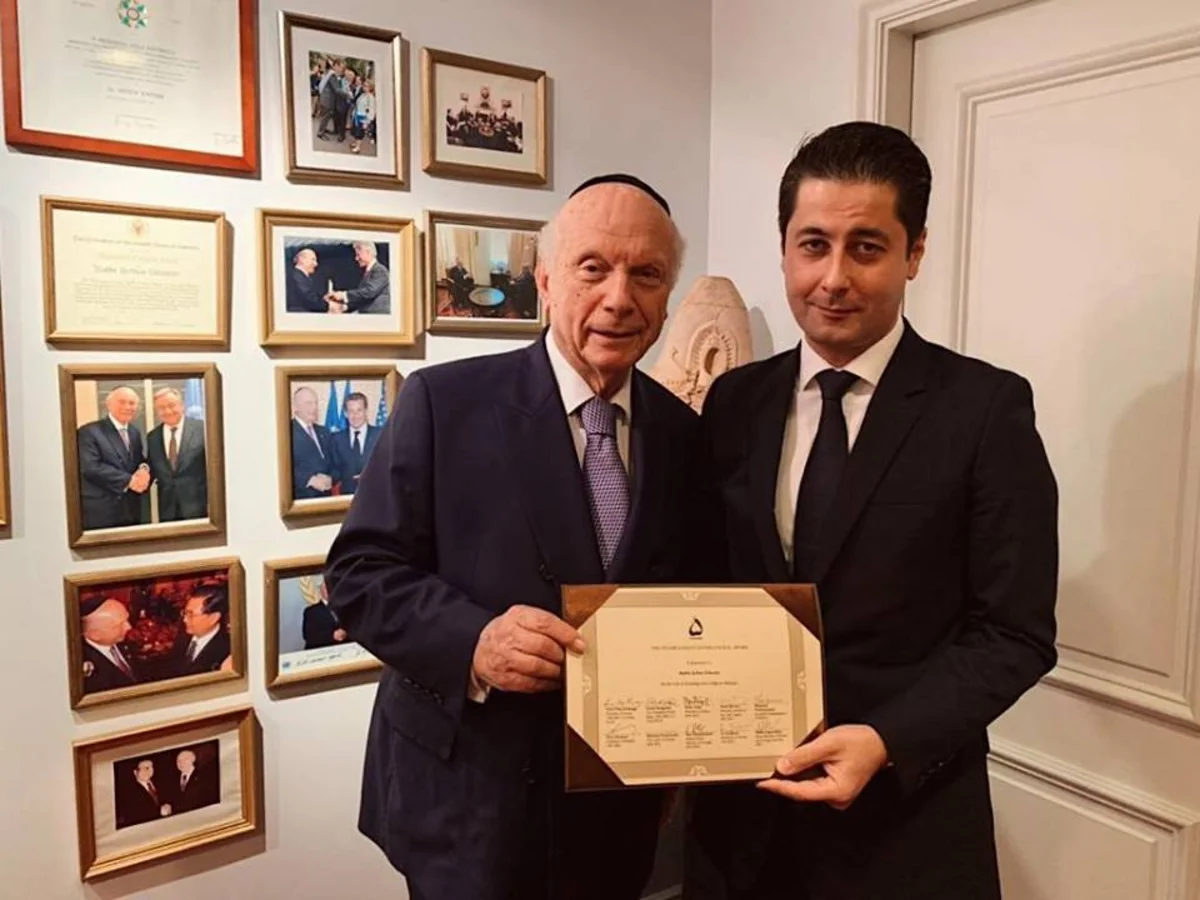 Ravvin Şnayer: “Azərbaycanda çoxəsrlik tolerantlıq ənənələri var”