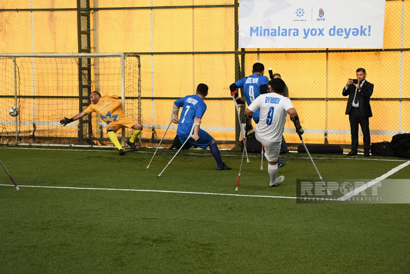 ANAMA və AFFA-nın təşkilatçılığı ilə amputant futbolçular arasında oyun keçirilib