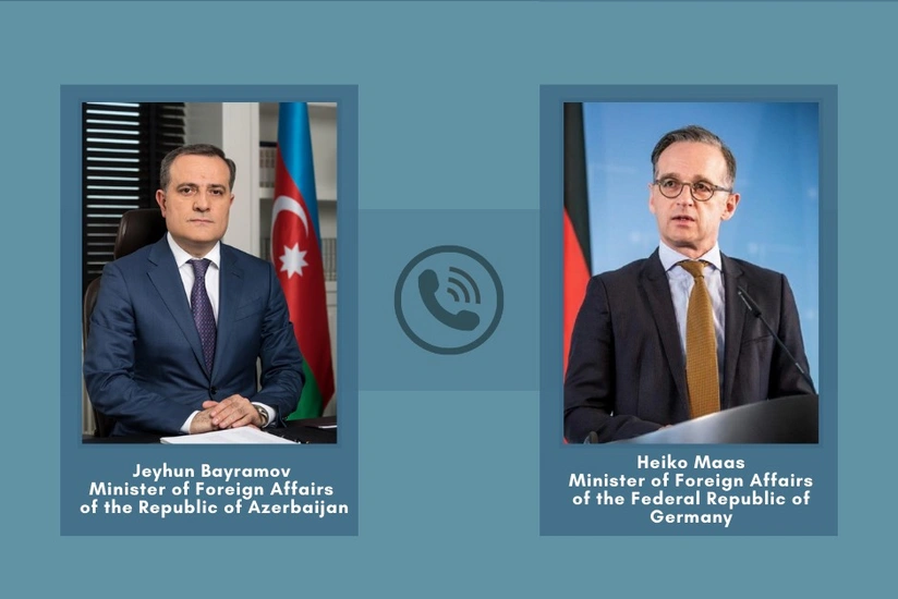 Azerbaijani, German FMs hold phone talk