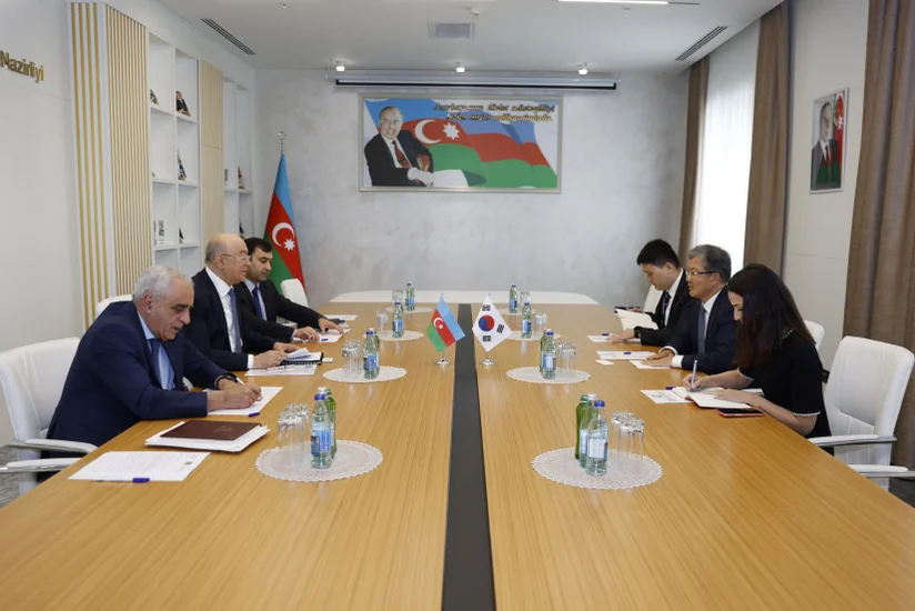 Kəmaləddin Heydərov Koreyanın Azərbaycana yeni təyin olunan səfiri ilə görüşüb