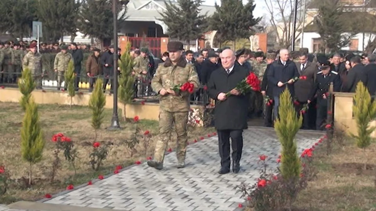 Beyləqanda 20 Yanvar şəhidlərinin xatirəsi anılıb - VİDEO