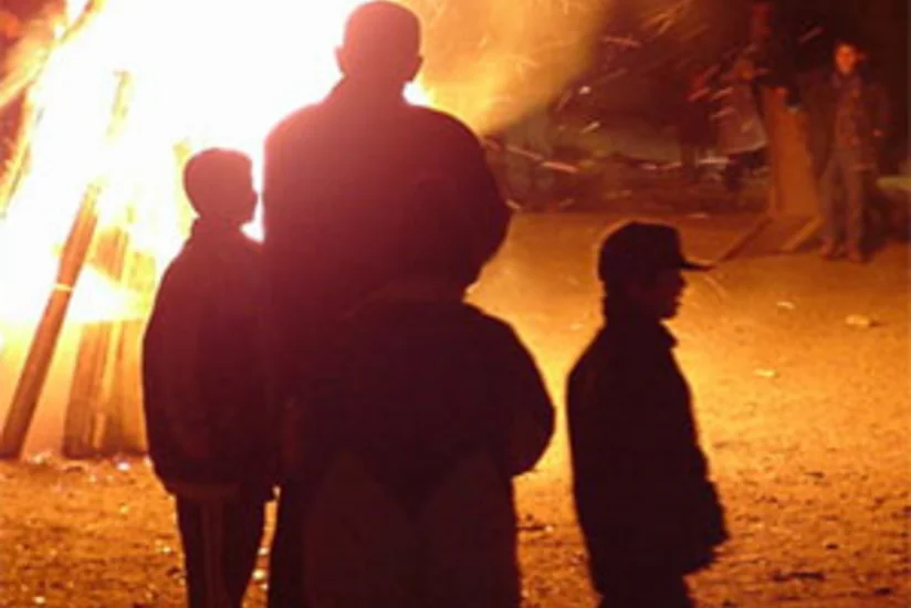 Sumqayıtda 5-ci sinif şagirdi tonqalda yanıb