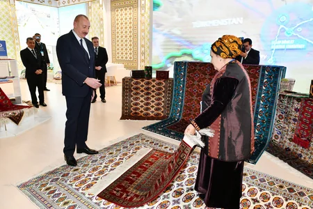 Prezident İlham Əliyev SPECA ölkələrinin sərgisinin açılışında iştirak edib - YENİLƏNİB